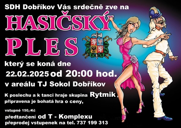 Hasičský ples 22.2.2025